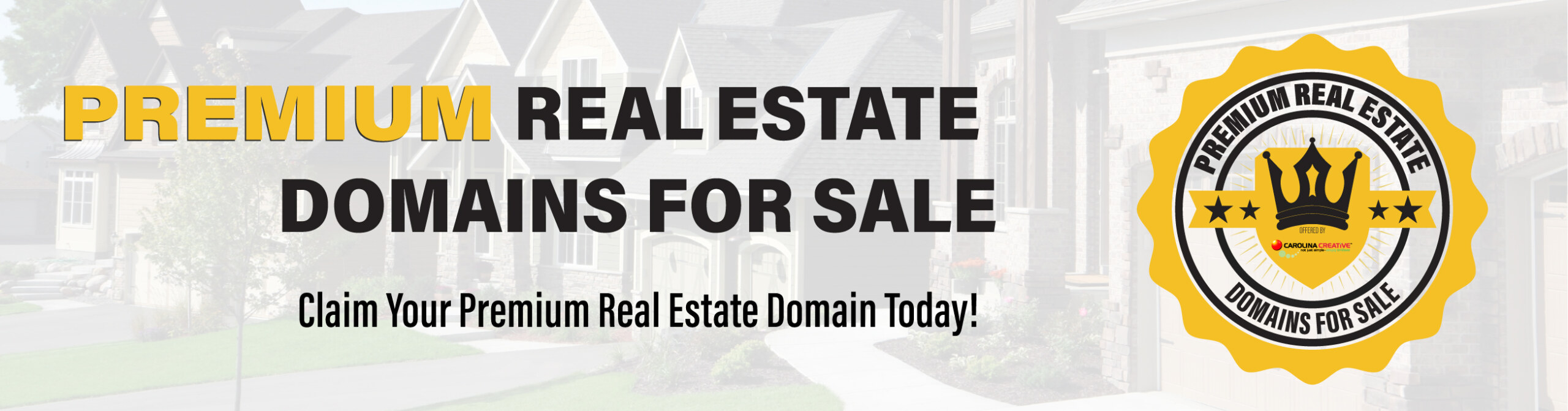 Premium Real Estate Domains for Sale | Carolina Creative Group